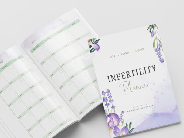 Infertility Planner: 12 Month Undated Daily Infertility Tracker